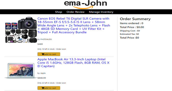 Emma John E-Commerce App